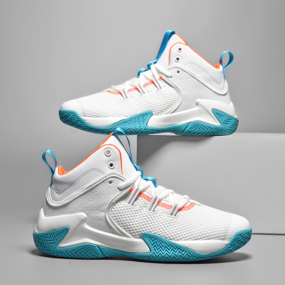 High-Top Sports Casual Shoes – Wear-Resistant, Shock-Absorbing, Anti-Collision Training Sneakers