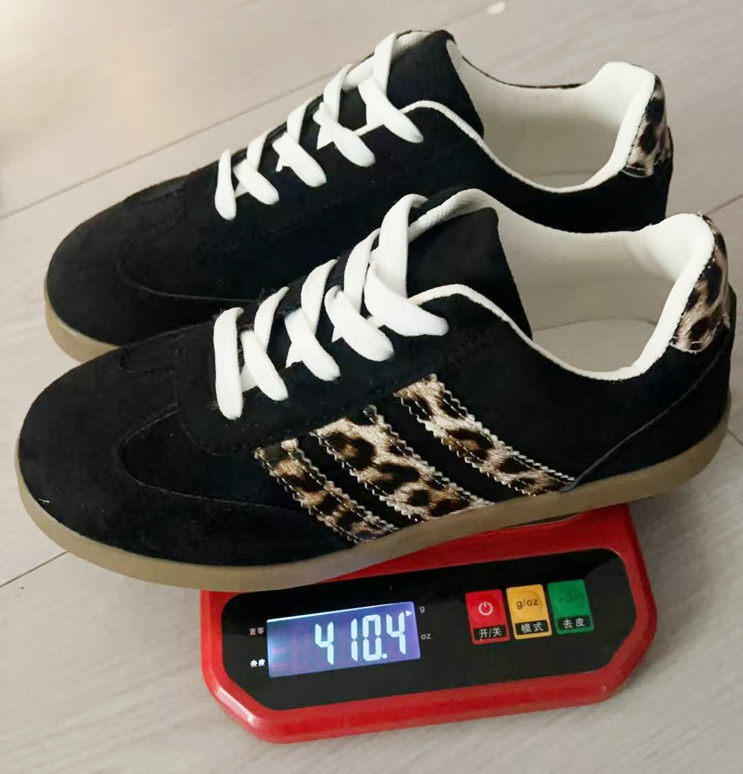 Women's Leopard Print Casual Shoes | Vintage Fashion Versatile Sneakers