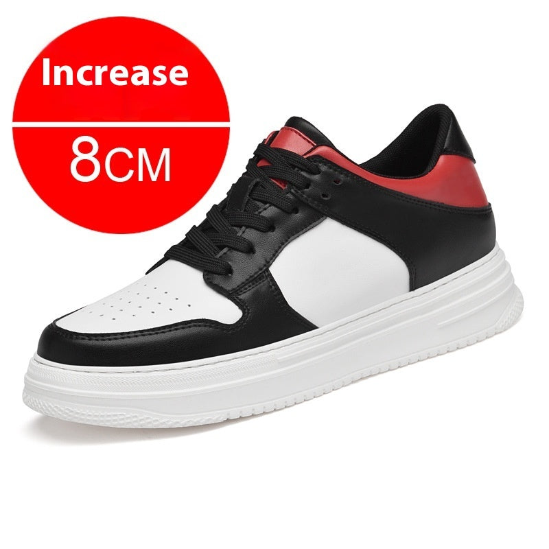 Men’s Summer Height Increasing Shoes – 8cm Invisible Lift, Breathable Platform Sports Sneakers
