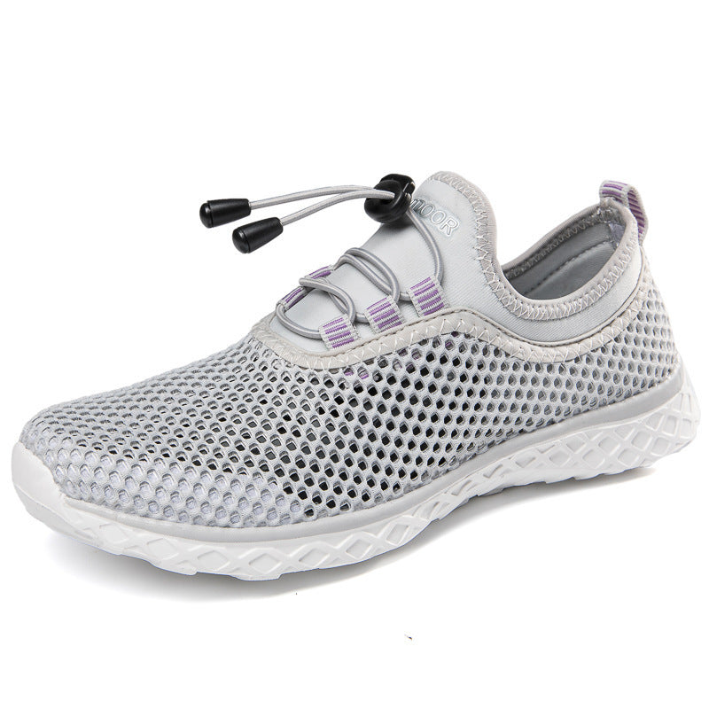 Mesh Breathable Casual Sneakers – Lightweight Beach Wading Water Shoes for Men