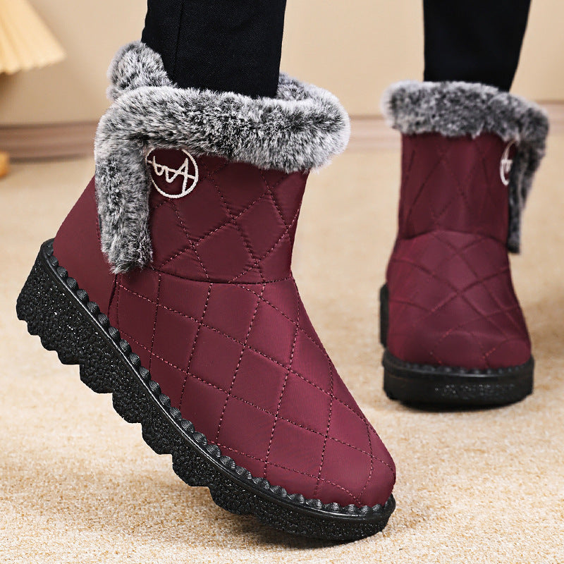 Women's High-top Soft Bottom Outdoor Snow Boots