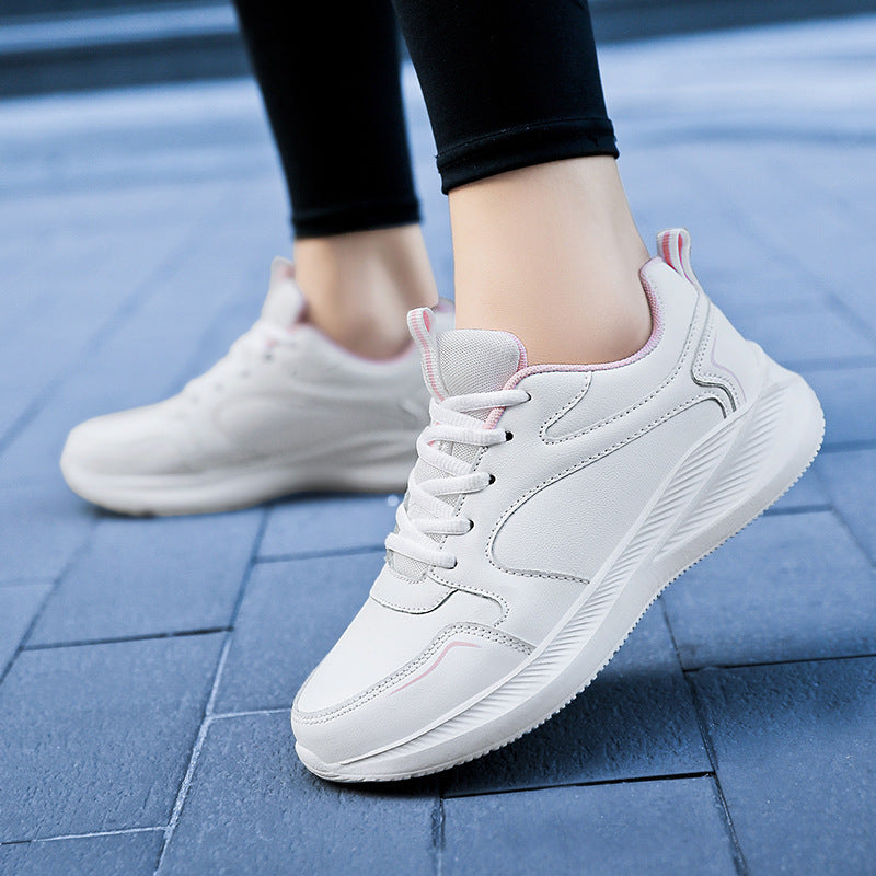 Women's Casual Waterproof Sneakers | Soft Bottom Comfortable Leather Design