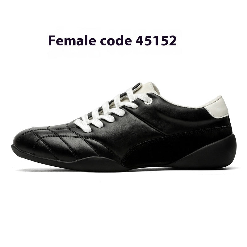 Men's Retro Oblique Lace-Up Sneakers – Flat Sports Casual Shoes