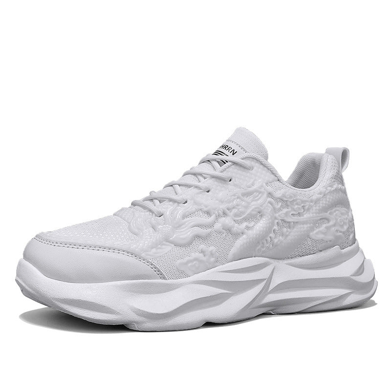Men’s Chinese Loong Sneakers – Breathable Fly Knit Casual Style