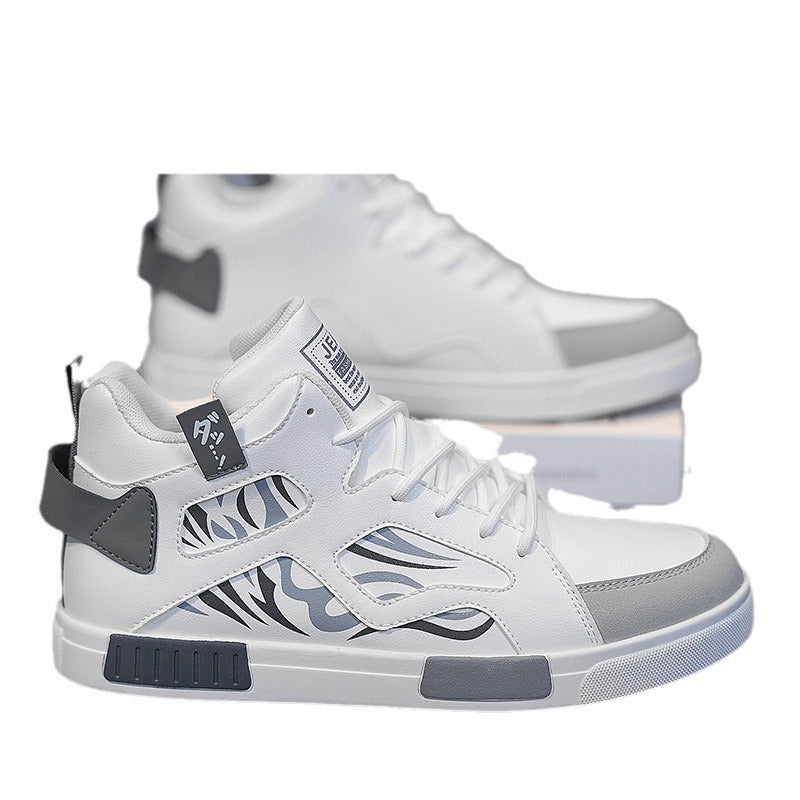 Men’s High-Top Sports Shoes – Plus Size Student Sneakers
