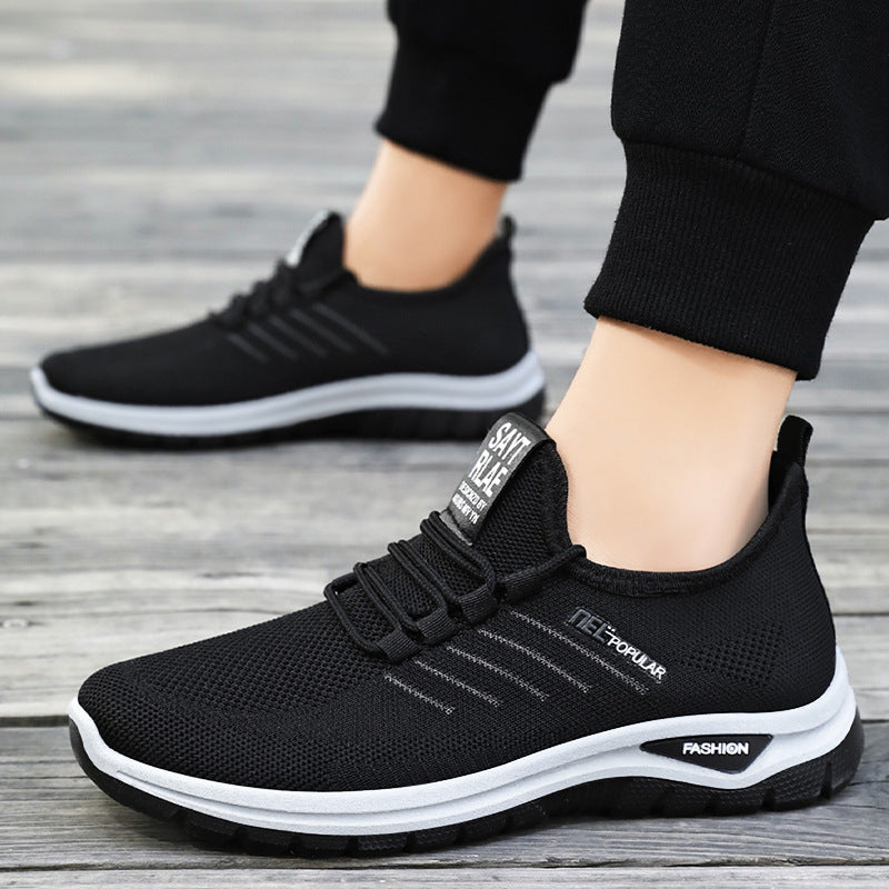 Men’s Lightweight Walking Sneakers – Comfortable Soft Bottom Shoes