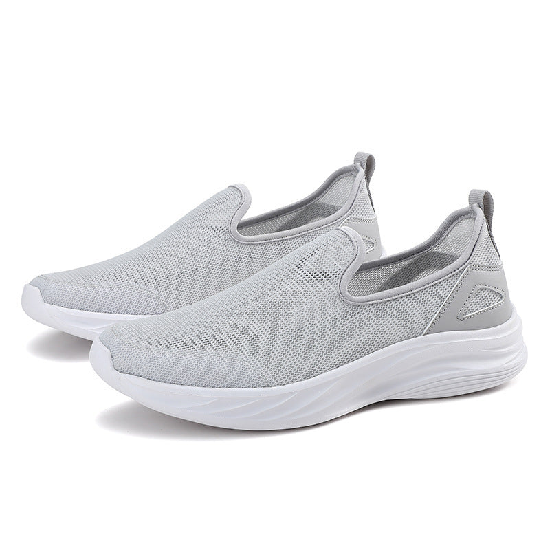 Men’s Lazy Shoes – Hollow Mesh Cloth, Breathable & Lightweight