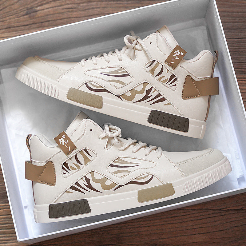 Men’s High-Top Sports Shoes – Plus Size Student Sneakers