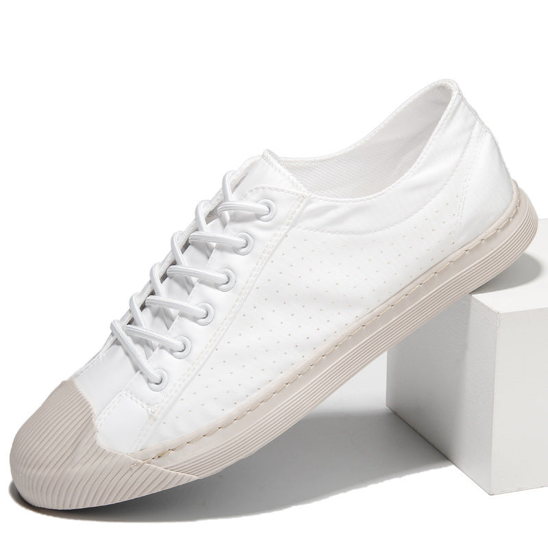 Men’s Summer Slip-On Canvas Shoes – Breathable, Soft Low-Top Sneakers