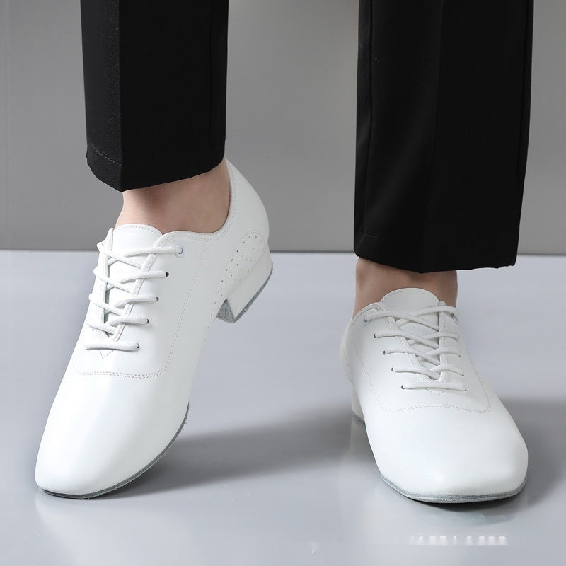Men’s Modern Dancing Shoes – PU Leather Ballroom & Latin Shoes