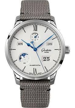 glashutte original senator excellence perpetual calendar stainless steel men's watch_4