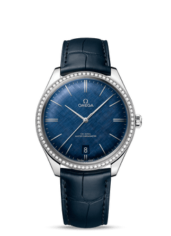 omega de ville tresor co-axial master chronometer stainless steel & diamonds unisex watch_1