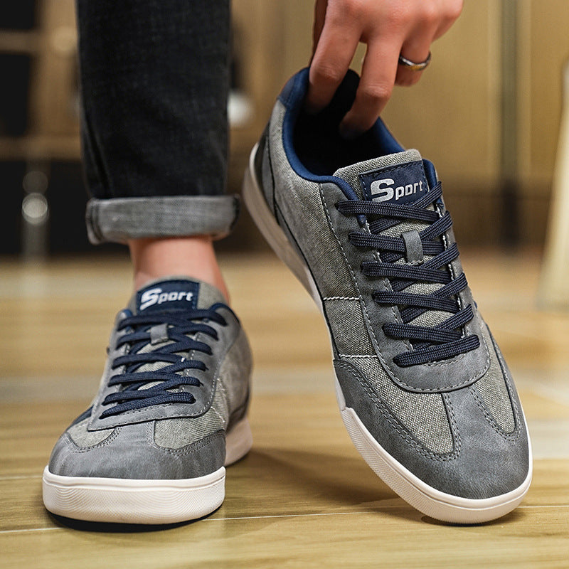 Men’s Denim Casual Shoes – Plus Size Outdoor Breathable Style