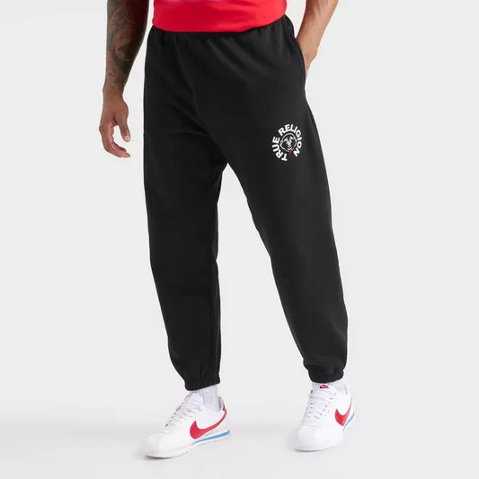Men's True Religion Buddha Face Fleece Jogger Pants