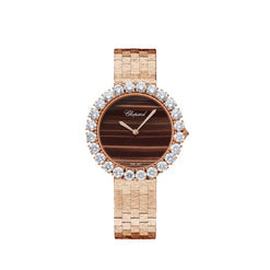 chopard l'heure du diamant 18kt rose gold lady's watch