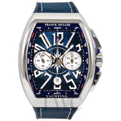franck muller vanguard yachting crongraph stainless steel men's watch