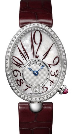 breguet reine de naples 18k white gold & diamonds lady's watch_2