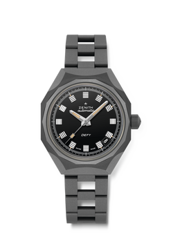 zenith defy revival shadow titanium men's watch