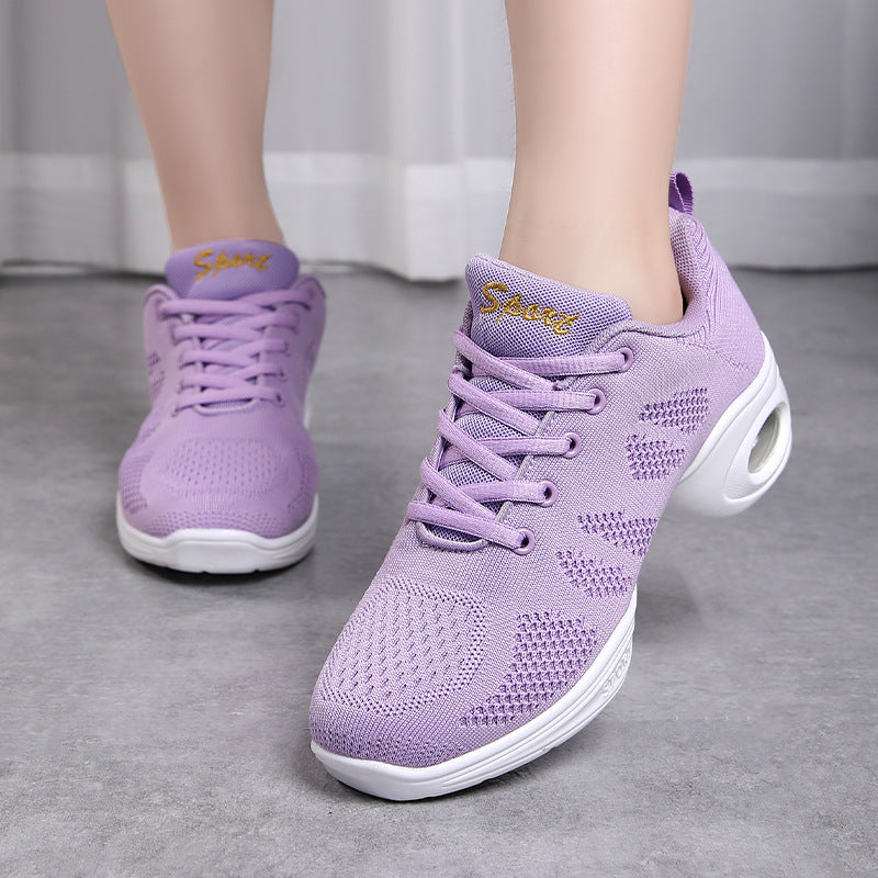 Women's Fashion Fly Woven Mesh Breathable Shoes