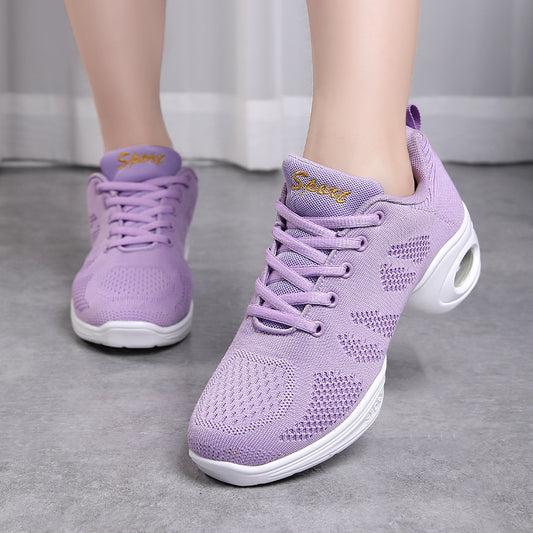 Women's Fashion Fly Woven Mesh Breathable Shoes