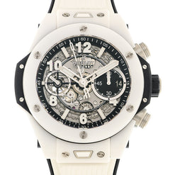 hublot unico big bang white ceramic men's watch