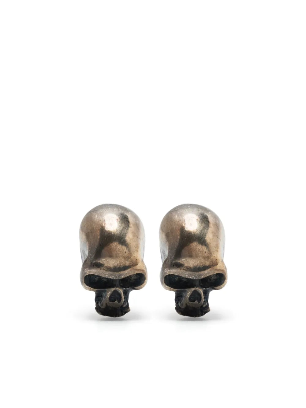 WERKSTATT:MÜNCHEN Skull silver earrings