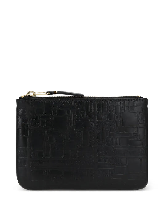 Comme Des Garçons Wallet embossed leather purse