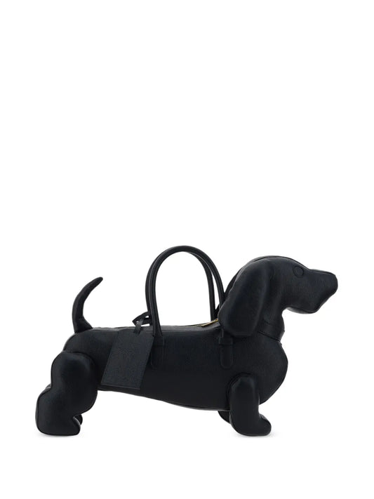 Thom Browne Hector pebbled leather bag