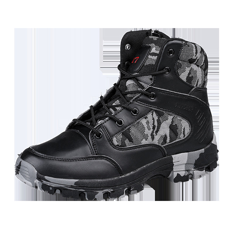 Men’s High-Top Hiking Shoes – Outdoor Travel & Adventure Ready