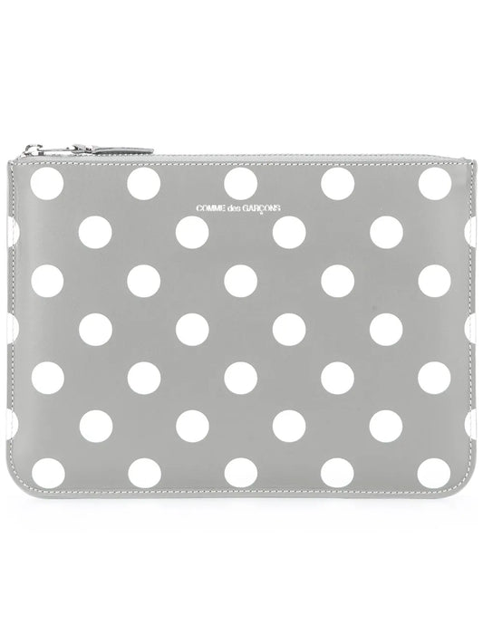 Comme Des Garçons Wallet polka dot coin purse