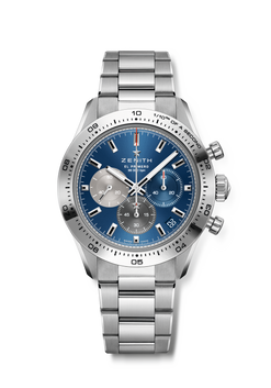 zenith chronomaster sport stainless steel men's watch