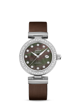 omega de ville co-axial master chronometer stainless steel & diamonds lady's watch_3