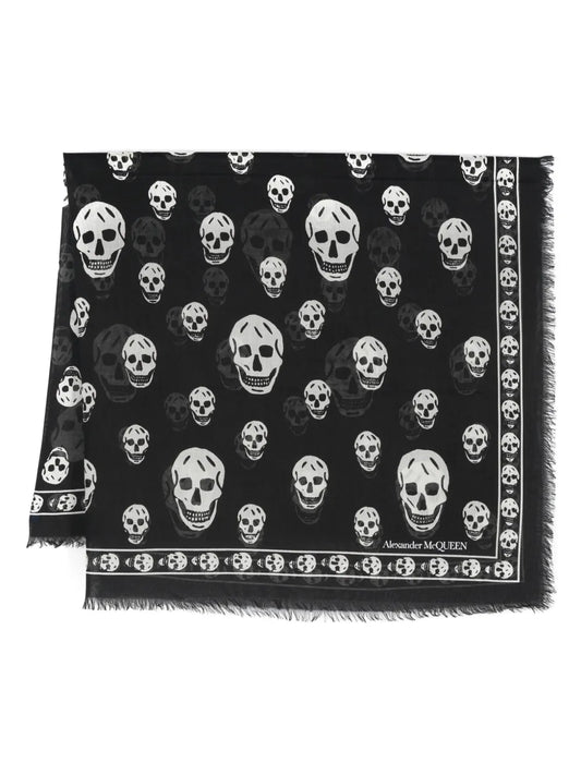 Alexander McQueen Classic Skull scarf