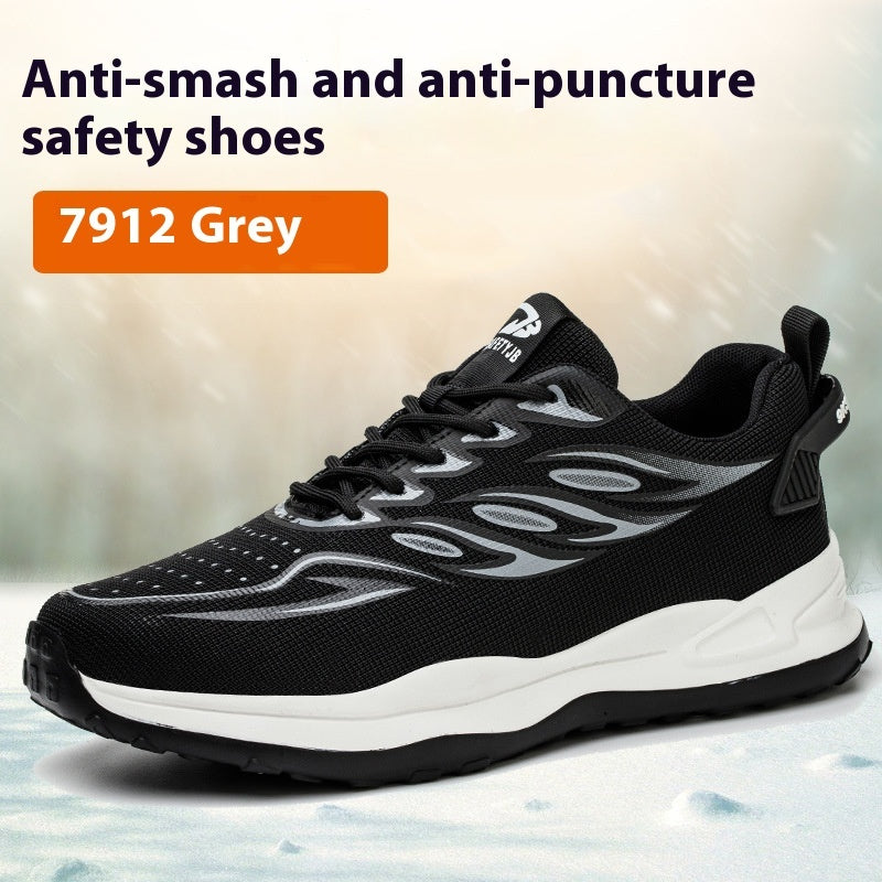 Men’s Anti-Smashing Safety Shoes – Lightweight Puncture Protection Design