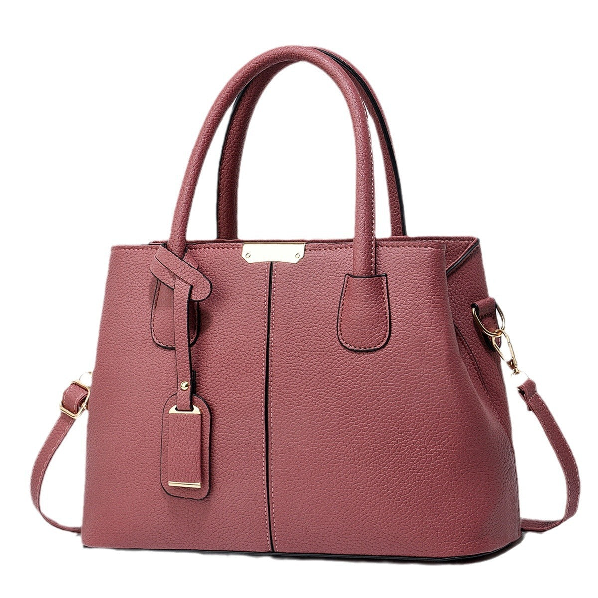 Women’s PU Leather Handbag – Large Capacity Tote & Crossbody Bag