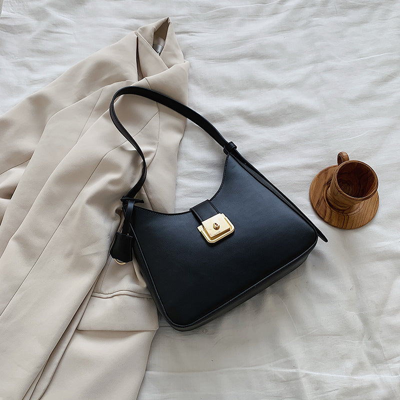French Retro Casual Shoulder Bag for Women