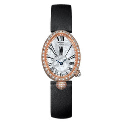 breguet reine de naples 18k rose gold & diamonds lady's watch