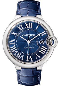cartier ballon bleu 42mm stainless steel men's watch