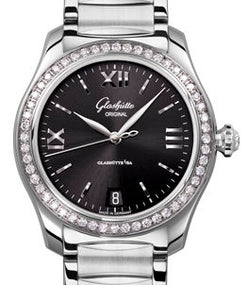 glashutte original lady collection serenade stainless steel & diamonds lady's watch_3