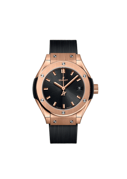 hublot classic fusion 18k king gold unisex watch