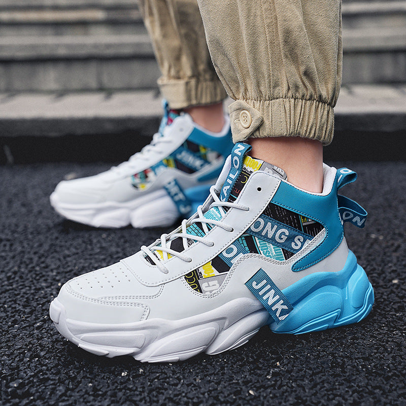 Men’s First-Layer Cowhide Leather Sneakers – Comfortable Fashion Casual Shoes