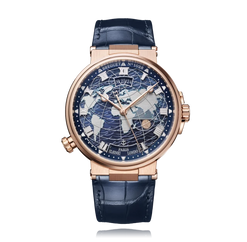 breguet marine hora mundi 18k rose gold men's watch