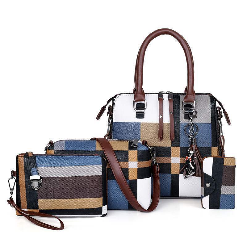 Luxury Plaid Handbag – Designer Women’s Shoulder Bag