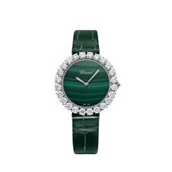 chopard l'heure du diamant 18kt white gold lady's watch_1