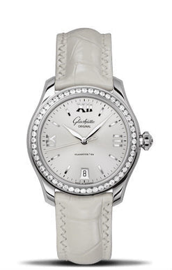 glashutte original lady collection serenade stainless steel & diamonds lady's watch_2