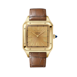 cartier santos-dumont 18k yellow gold men's watch_1
