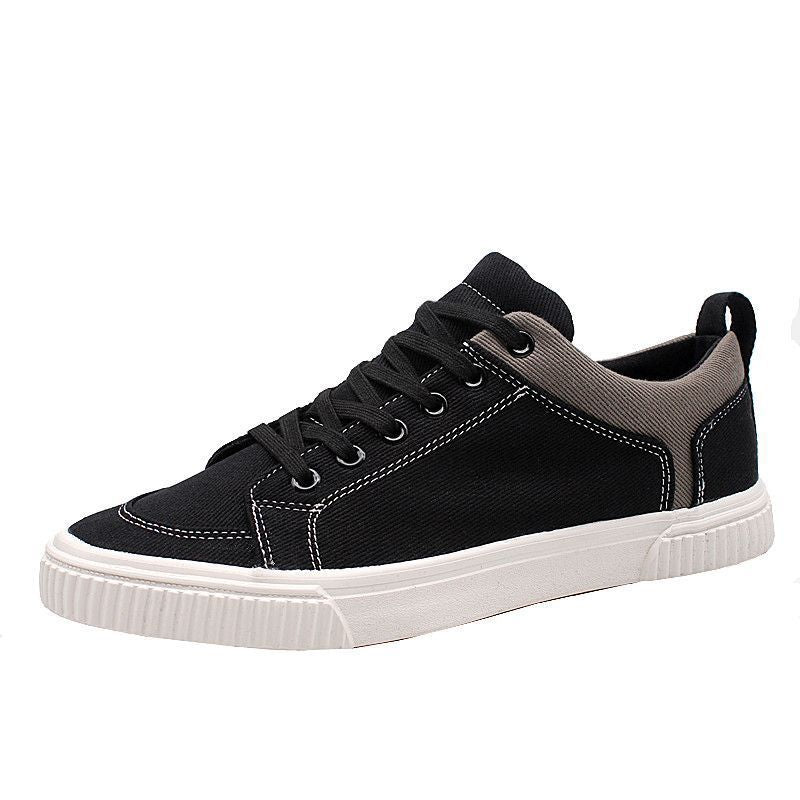 Men’s New Spring Canvas Shoes – Breathable Lace-Up Design