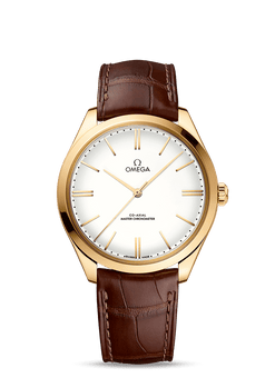 omega de ville tresor co-axial master chronometer 18k yellow gold unisex watch