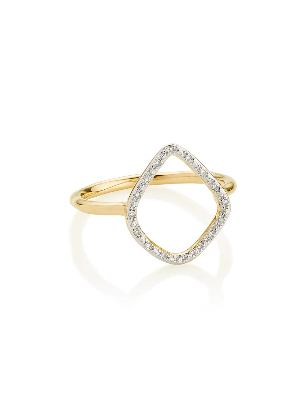 Monica Vinader Riva Diamond Hoop ring