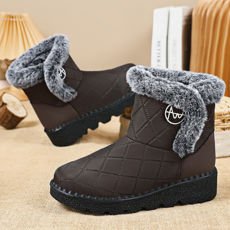 Women's High-top Soft Bottom Outdoor Snow Boots